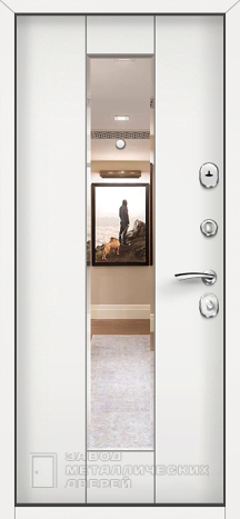 Фото «Дверь в квартиру с зеркалом №34» в Раменскому